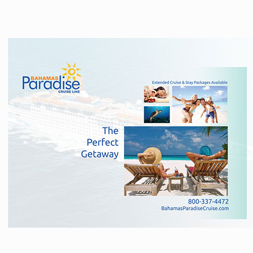 Bahamas Paradise Cruise Line Poster / Designed by Jacob Rouseau
