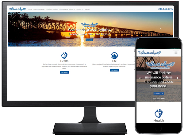 Double Angel Insurance Agency. / site Designed by Jacob Rousseau