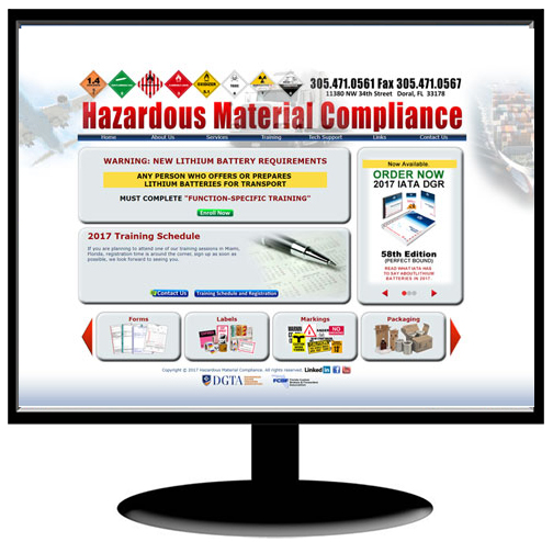 Hazardous Material Compliance / site by Jacob Rousseau