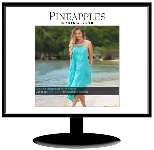 Pineapples Resort Wear / site by Jacob Rousseau