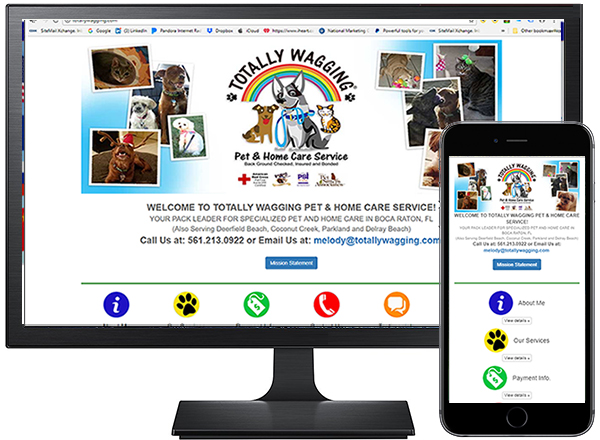 TOTALLY WAGGING PET & HOME CARE SERVICE / site by Jacob Rousseau